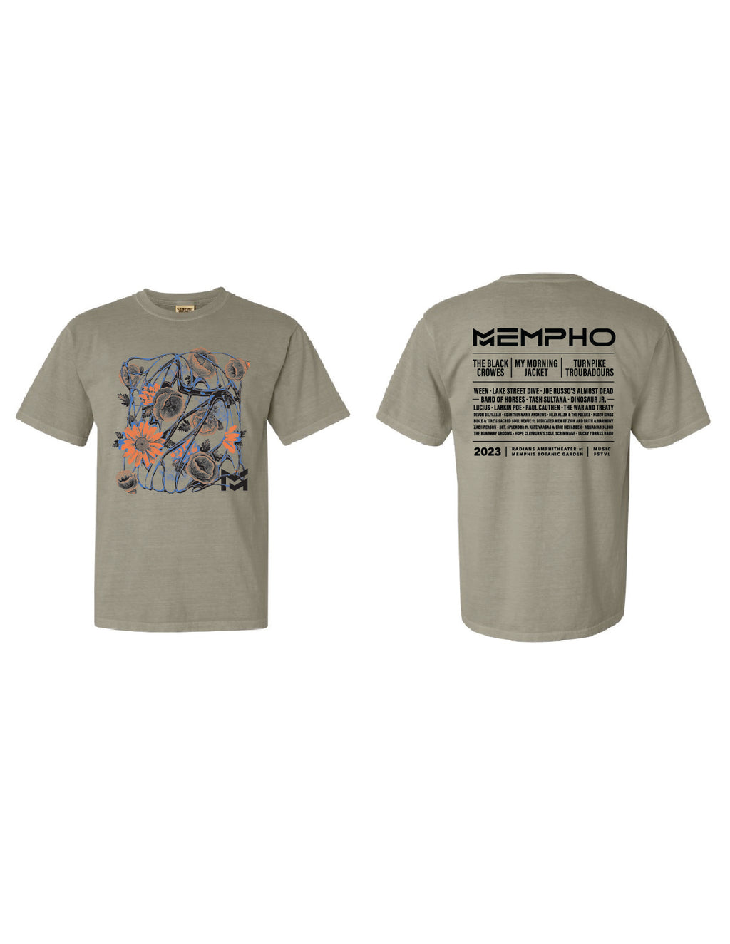 Mempho Fest 2023 Lineup T-Shirt