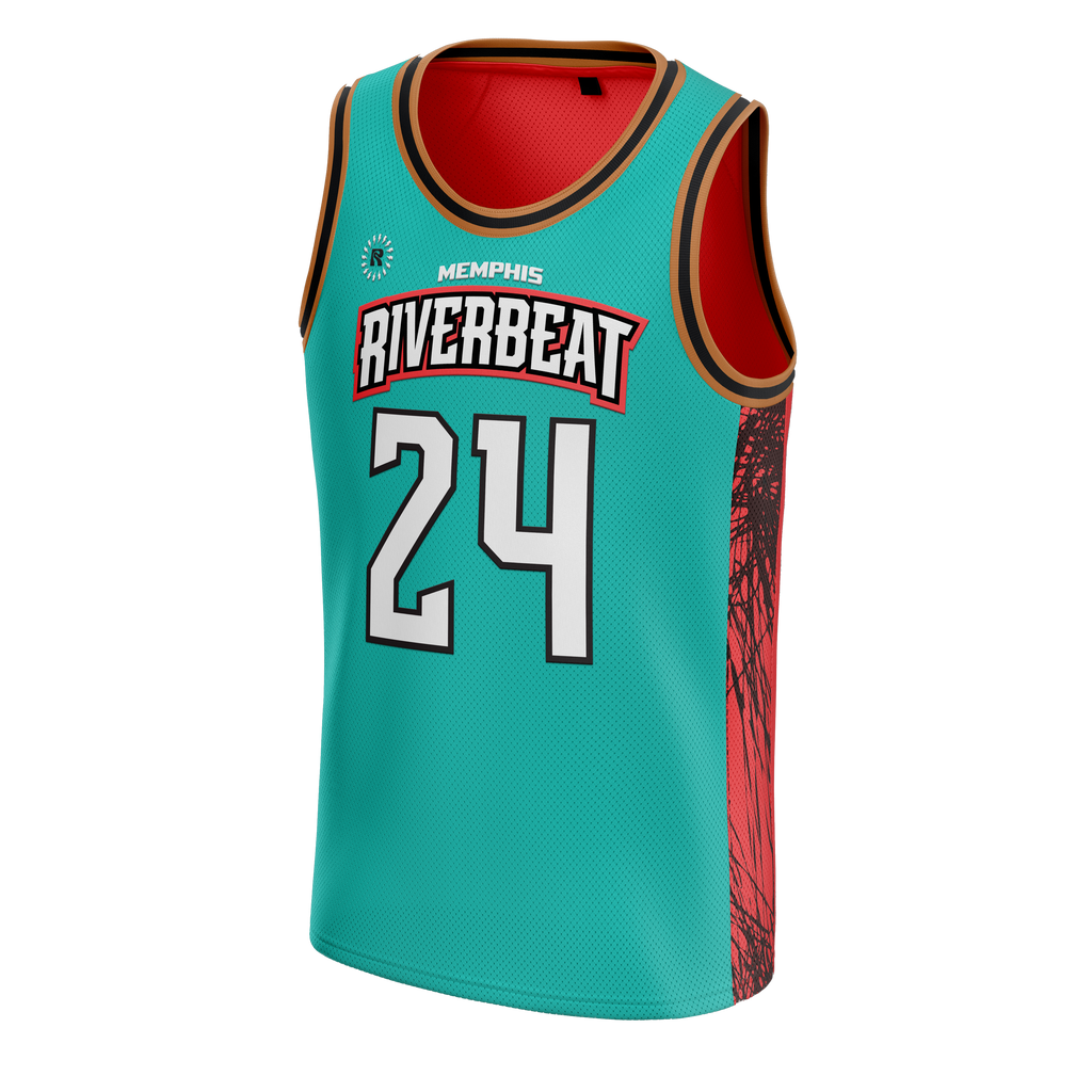 Riverbeat Basketball Jersey Grizz Throwback