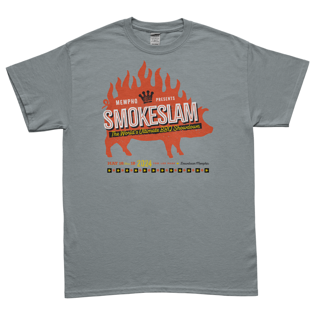 SmokeSlam 2024 Grey T-Shirt
