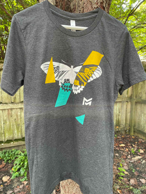 Mempho Fest 2022 Charcoal Butterfly T-shirt