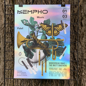 Mempho Fest 2021 Foil Poster